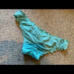 Shade & Shore Aqua Bikini Bottoms Medium